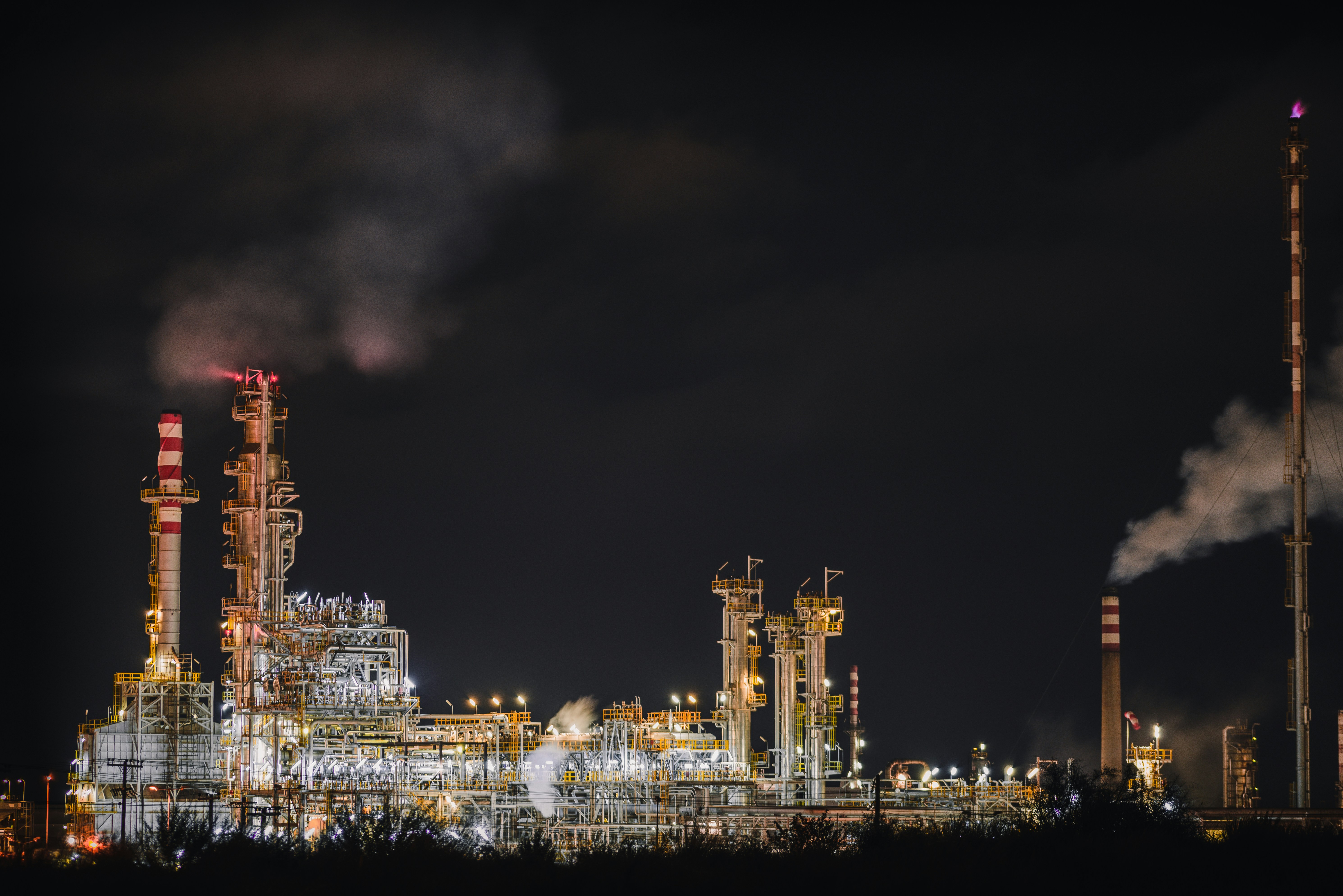 Industrial refining infrastructure